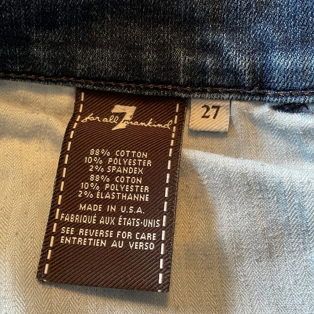 7for all Mankind high waist bootcut size 27 - Picture 2 of 11